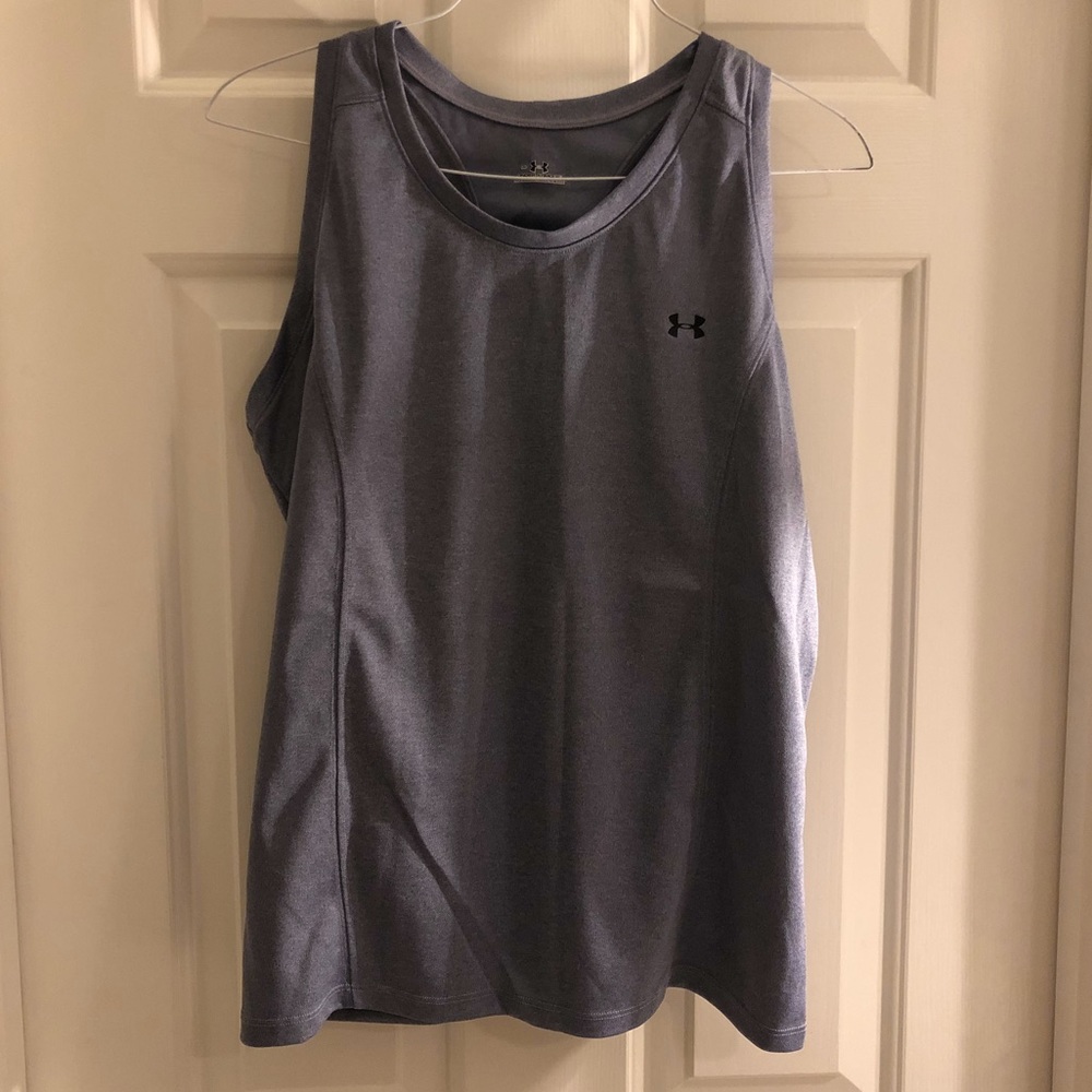 Under Armour gray heat gear racerback top